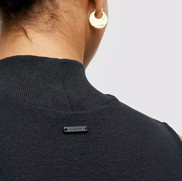 NWOT ALLSAINTS Kiki Rib Knit Midi Sweater Dress Size 4 - Picture 15 of 15